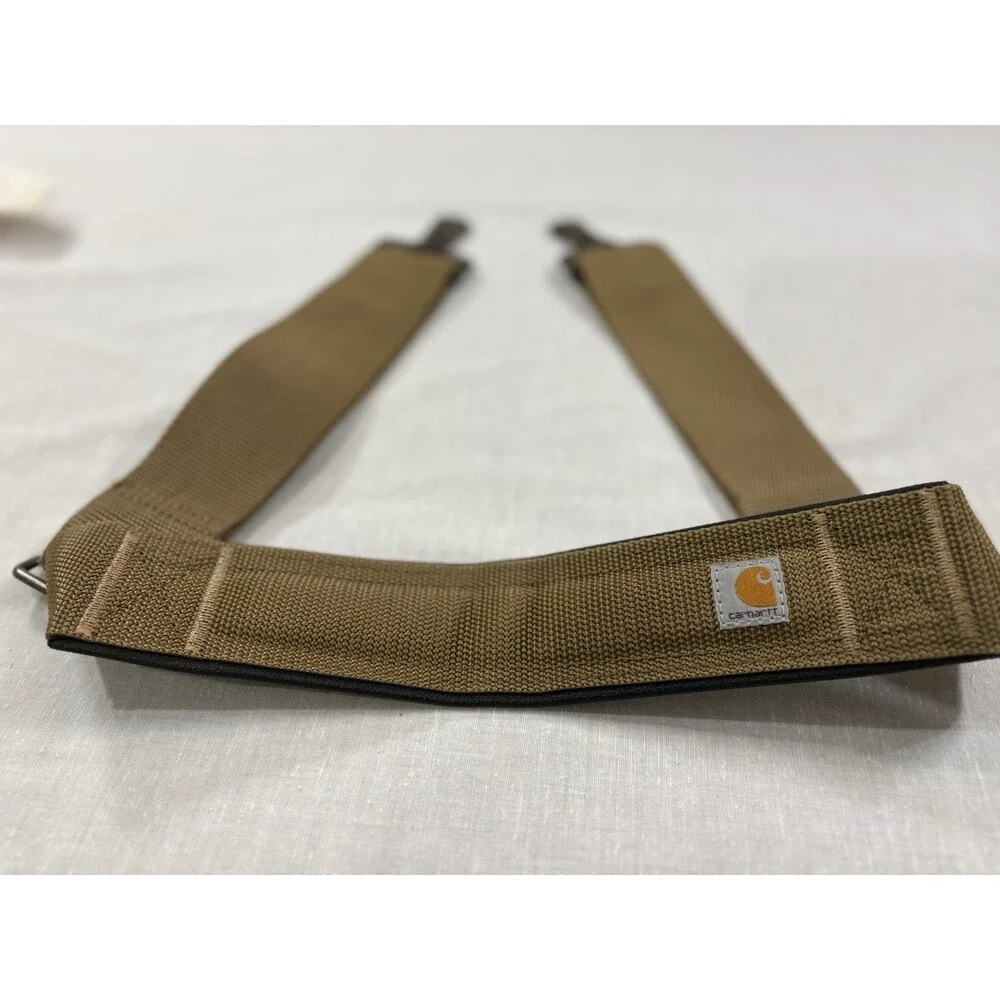 Carhartt Brown Adjustable Nylon Shoulder Strap Accessory With Swivel Hooks